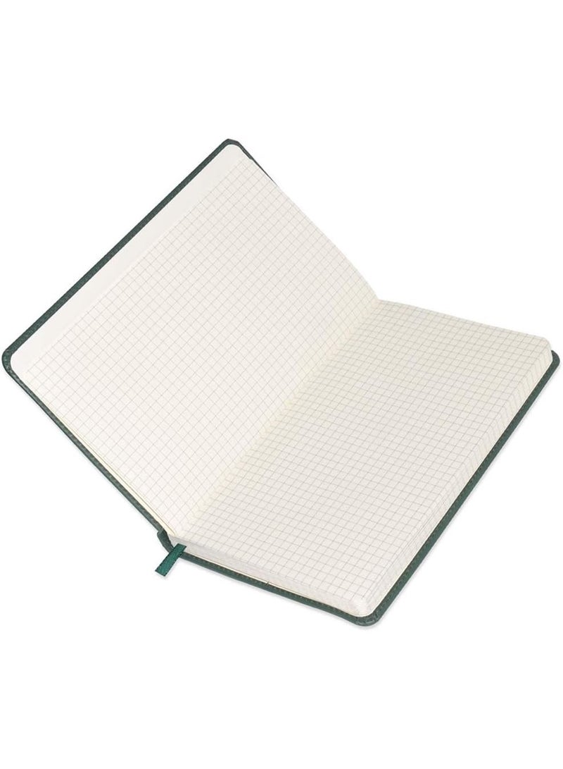 FIS 120-Sheets FIS Executive Notebook Italian PU 5mm Square, 13x21cm, Green - FSNBEX5M1321GR - Image 3
